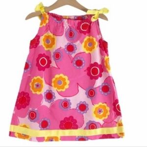 Hanna Andersson Pillow Case Floral Dress Size 90 CM or 3T